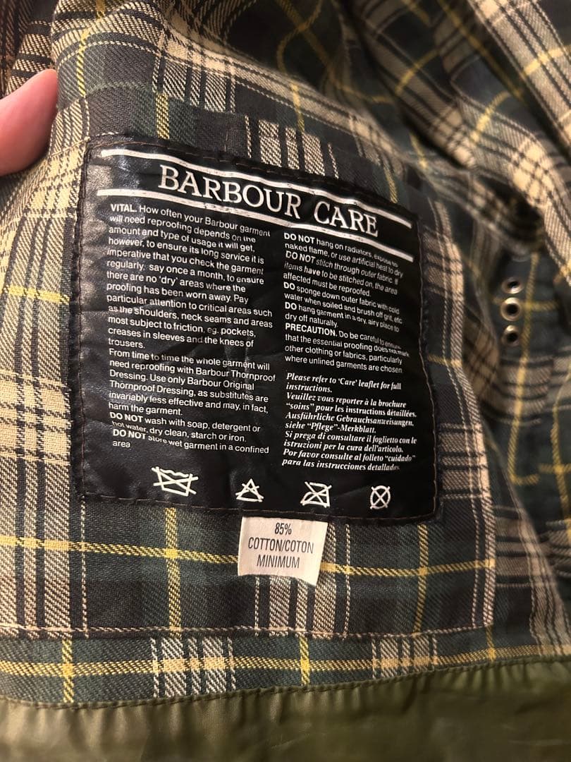 プ*ん様 【Barbour】BEDALE オリーブジャケット