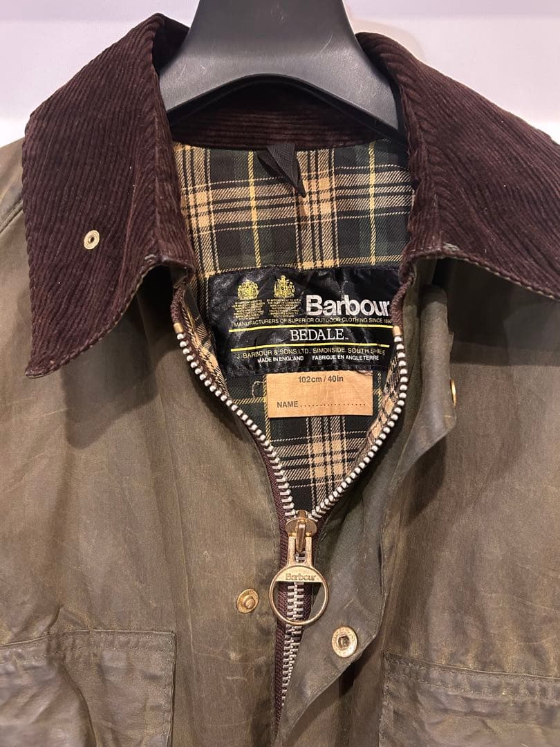 プ*ん様 【Barbour】BEDALE オリーブジャケット