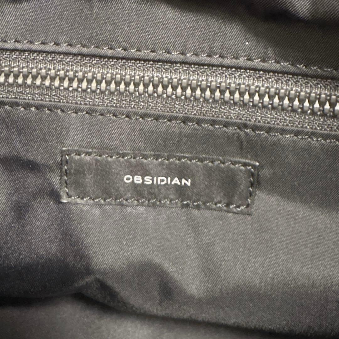 未使用級⭐︎OBSIDIAN オブシディアン リモンタ ナイロン ブラック トート