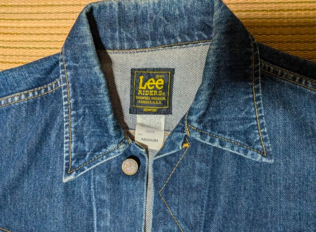 ぺ*ぺ様 Lee RIDERS デニムジャケット Gジャン　MEDIUM