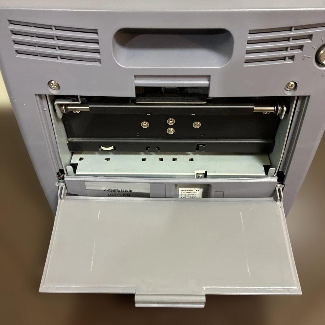 日本製　紙幣係数機　KOA75 JVM マネーカウンター　紙幣計算機