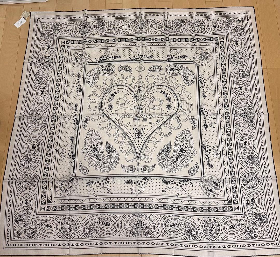 新品未使用　エルメス　カレジェアン 《シュヴァル・ドゥ・クール・バンダナ》