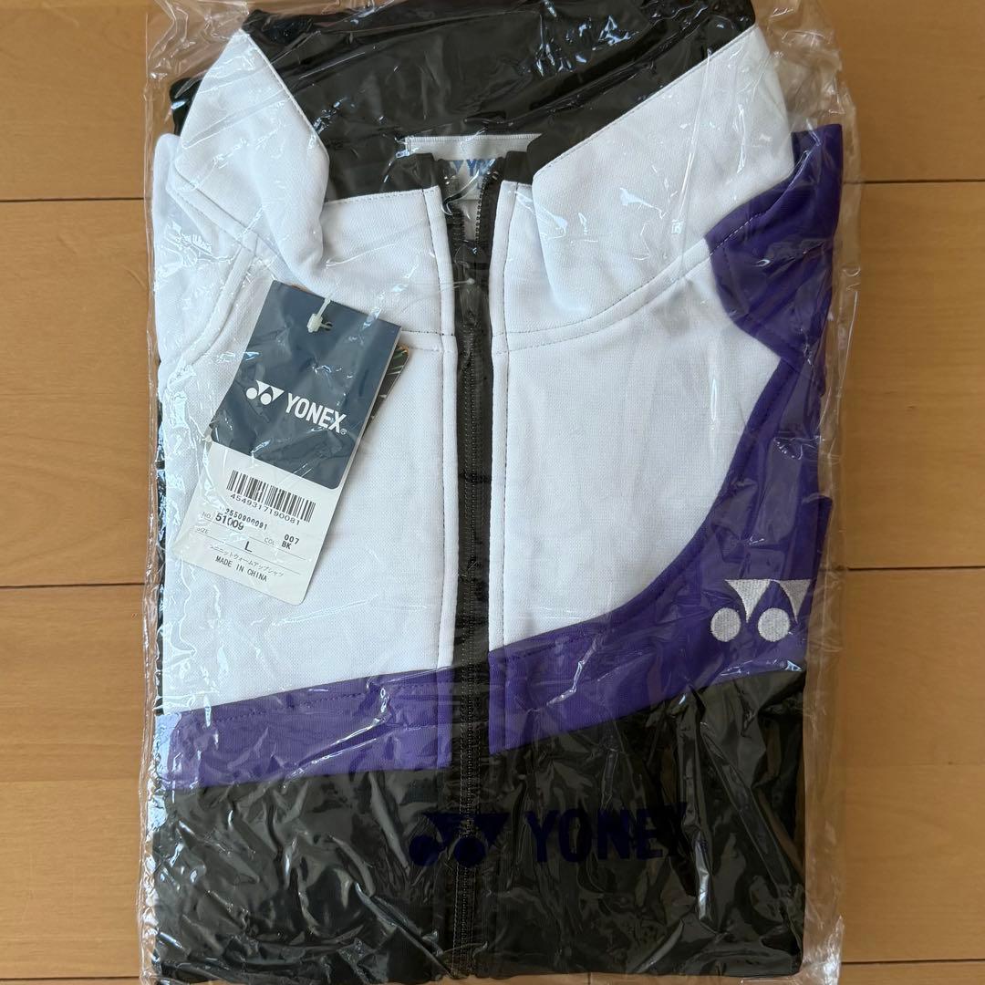 yonex Lサイズ　ユニ　ニット　ウォームアップ　シャツ　ウェア　ヨネックス