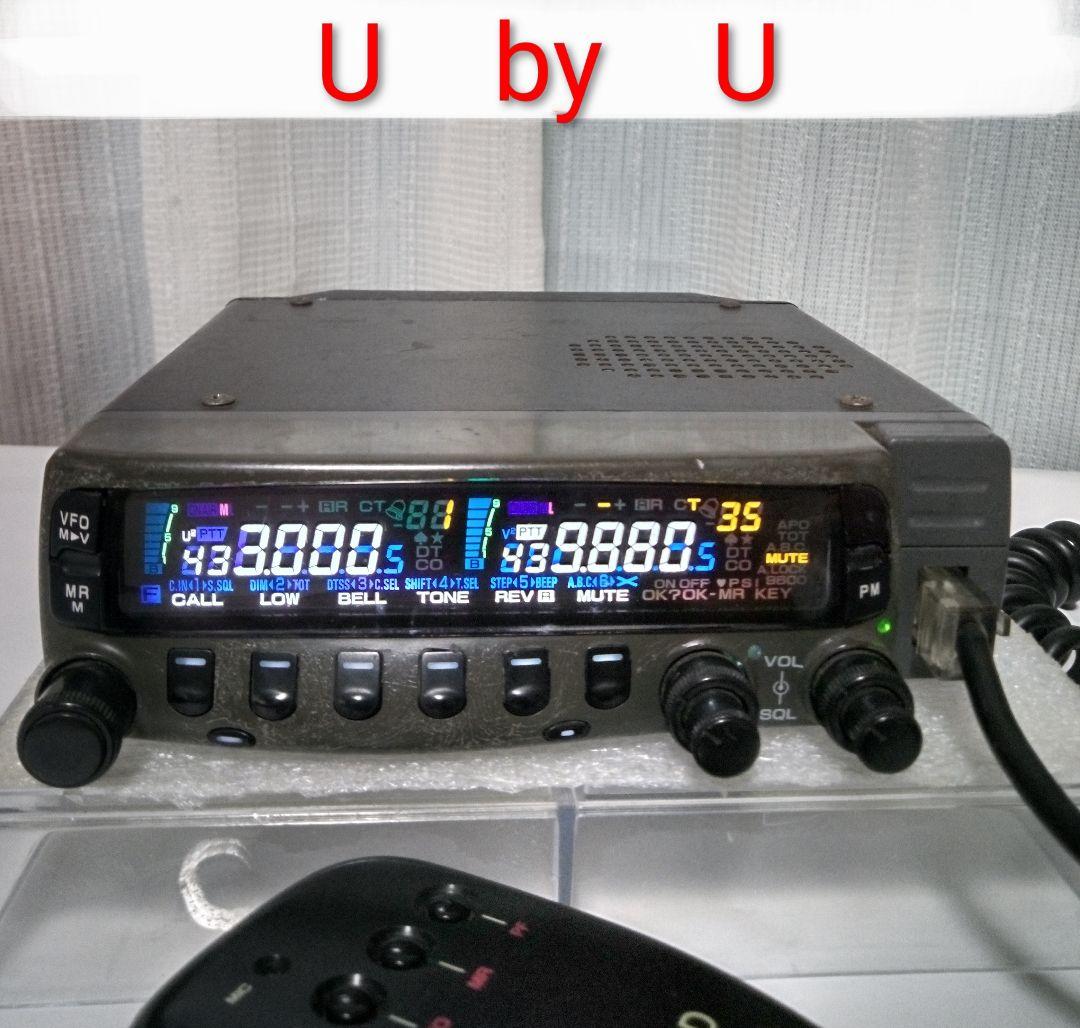 ケンウッド製　TM-733　10/10w 145 / 433MHzモービル無線機