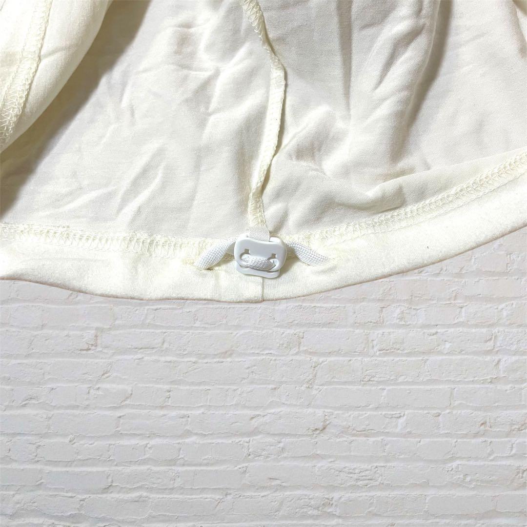美品　PEARLY GATES 長袖ハーフジップT アイボリー 7[3L]