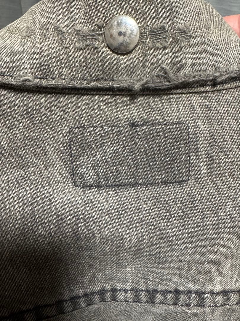 Levi's ブラックデニムジャケット ヴィンテージ カスタム
