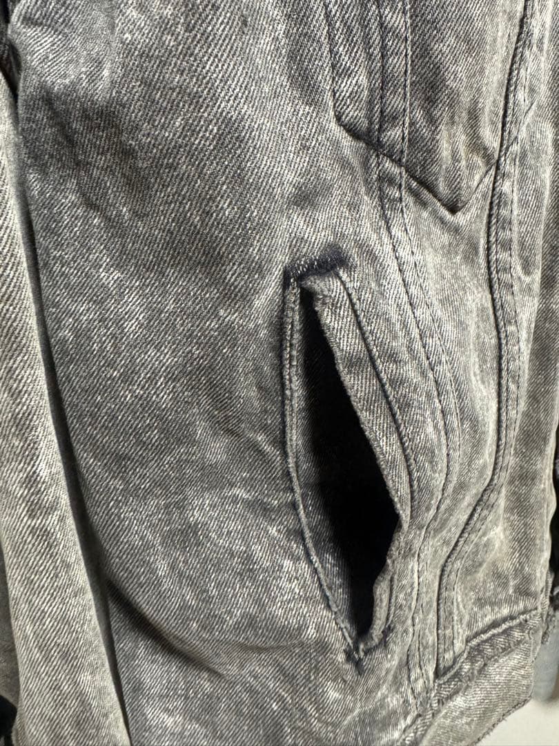 Levi's ブラックデニムジャケット ヴィンテージ カスタム
