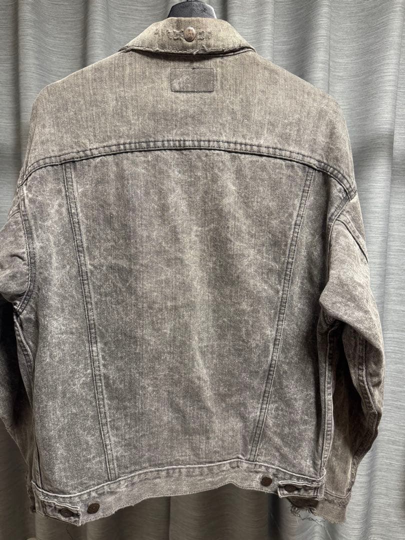 Levi's ブラックデニムジャケット ヴィンテージ カスタム