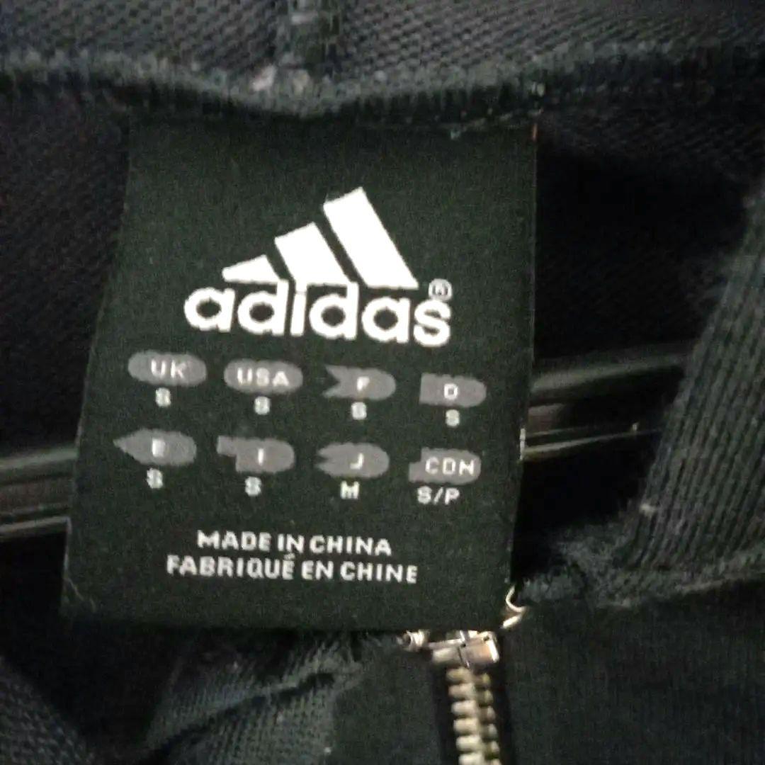 【レア】adidas フルジッパー フード付きジャケット 黒