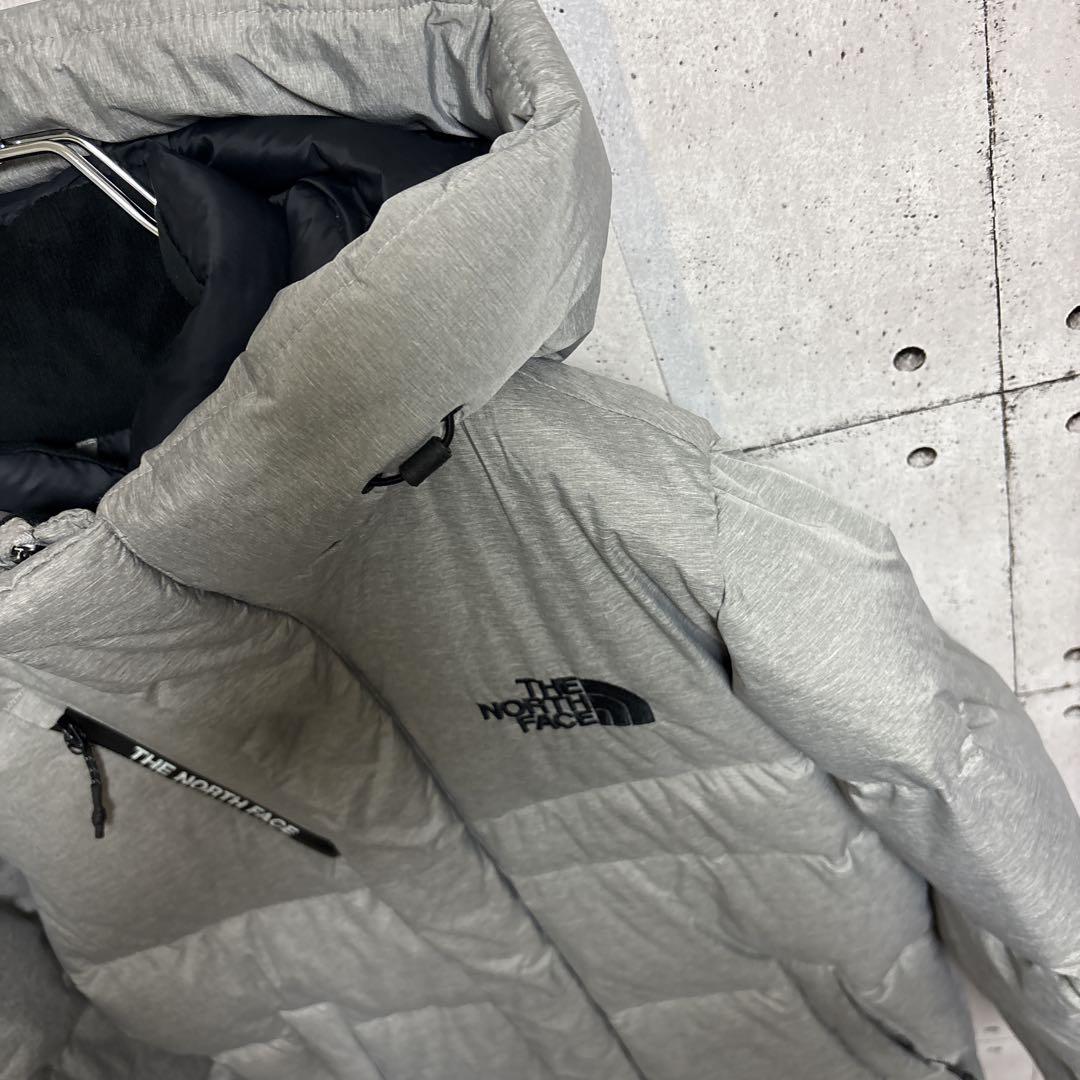 【状態◎】ノースフェイス DRYVENT ロングダウン ベンチコート グレー