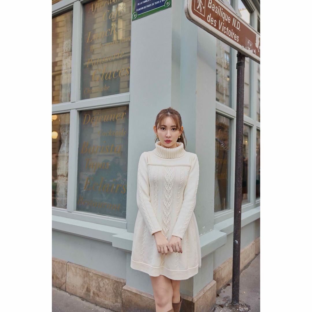 herlipto Clara Cable Knit Dress Sサイズ