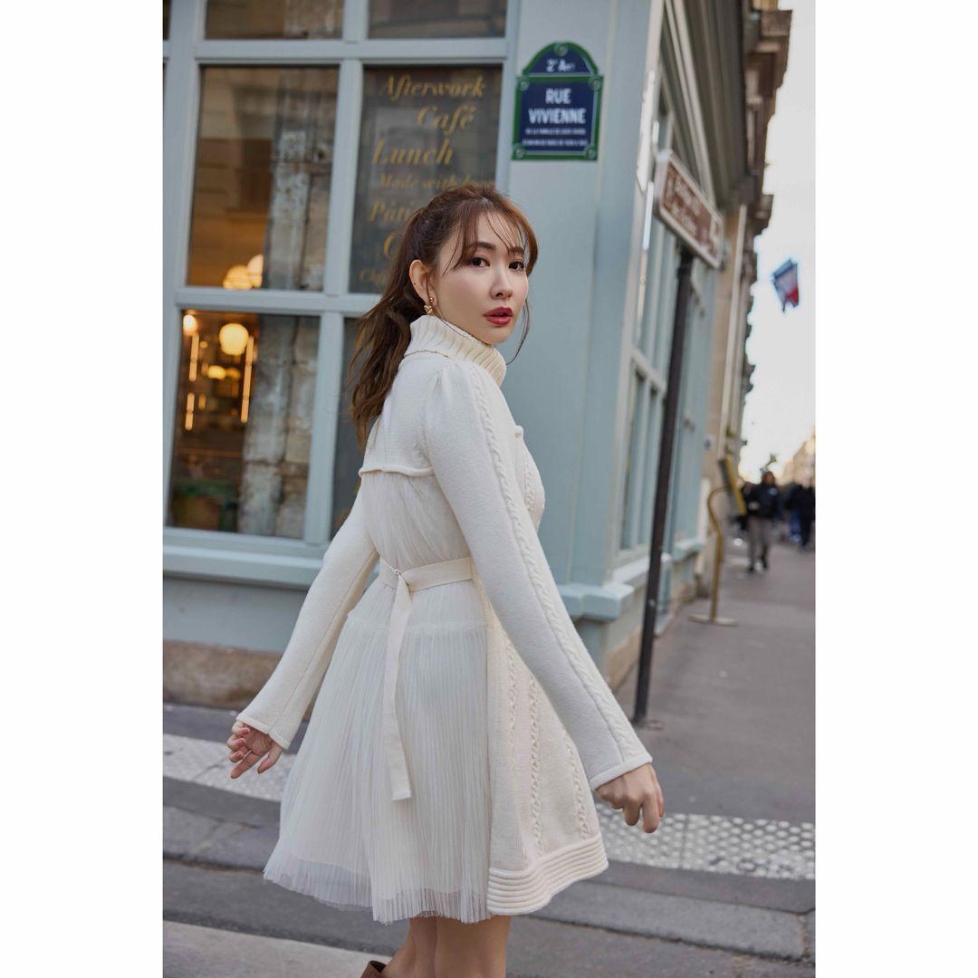 herlipto Clara Cable Knit Dress Sサイズ
