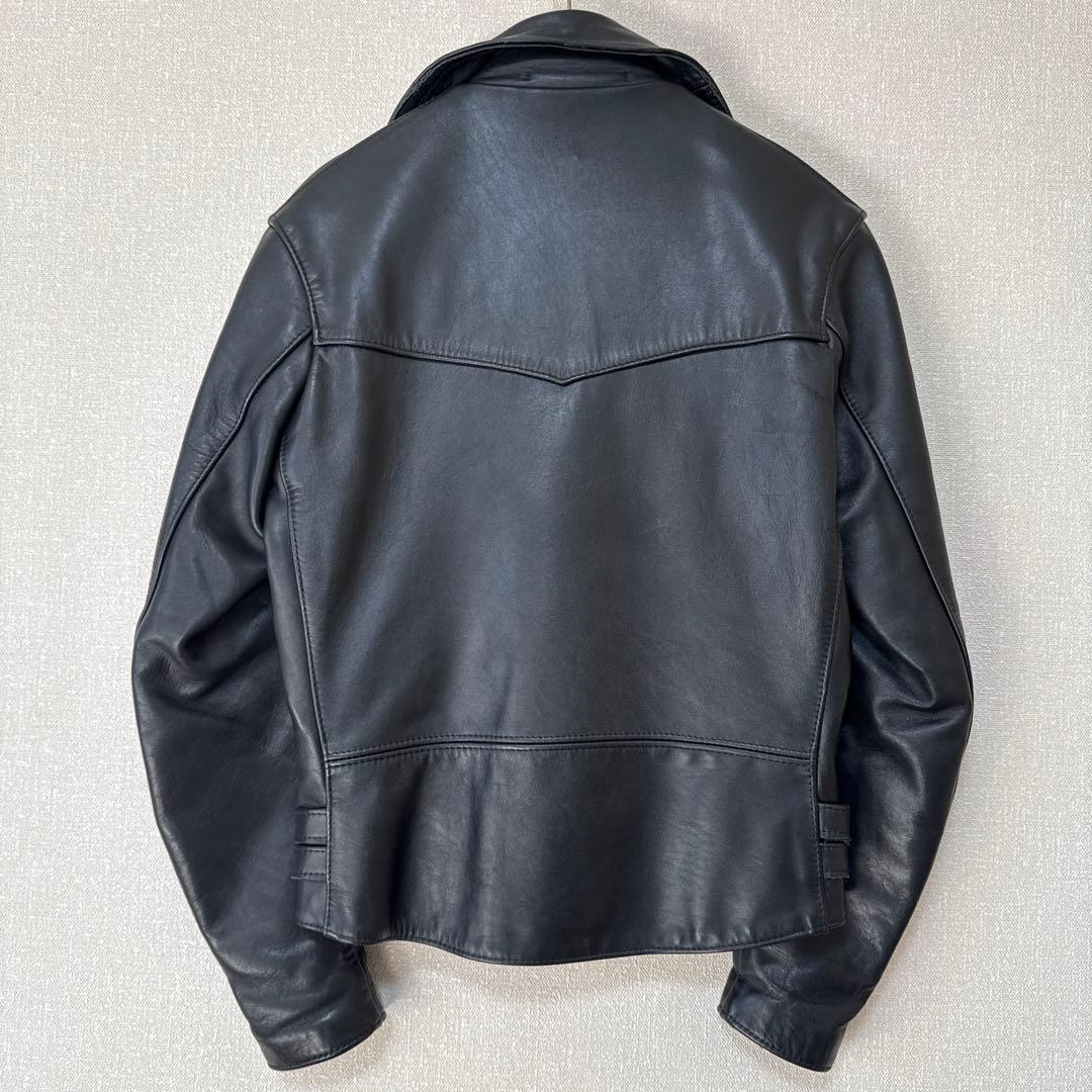 666 LJM-1 ダブルレザージャケット U.K. 34 キルティング