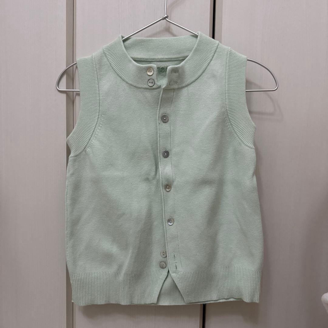 Bibiy. BLAIR KNIT VEST グリーン