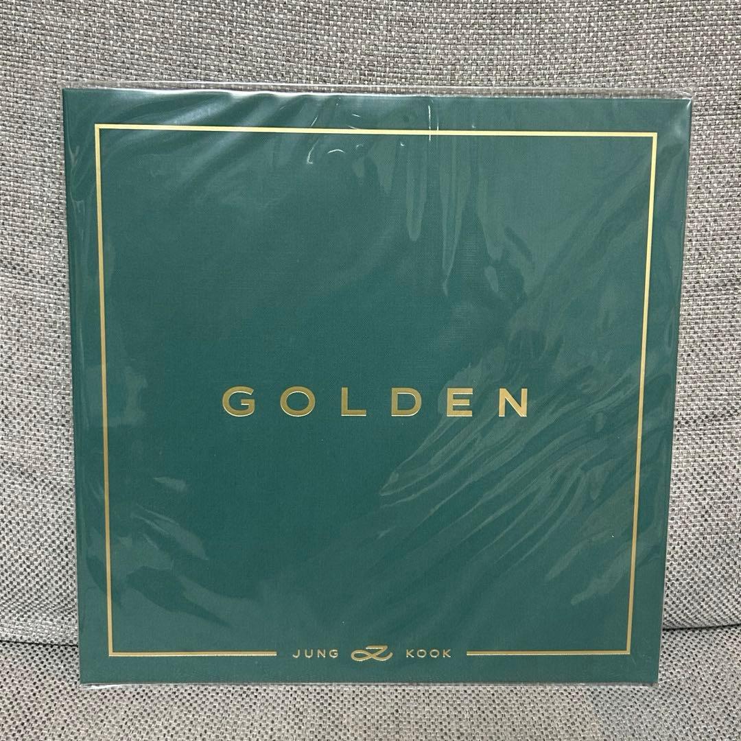 BTSジョングクGOLDEN LP レコード　jungkook アナログ盤