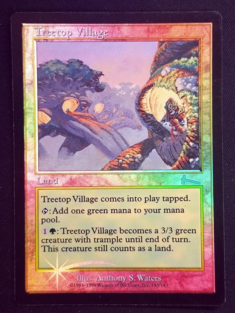 MTG 樹上の村/Treetop Village Foil 英 ULG