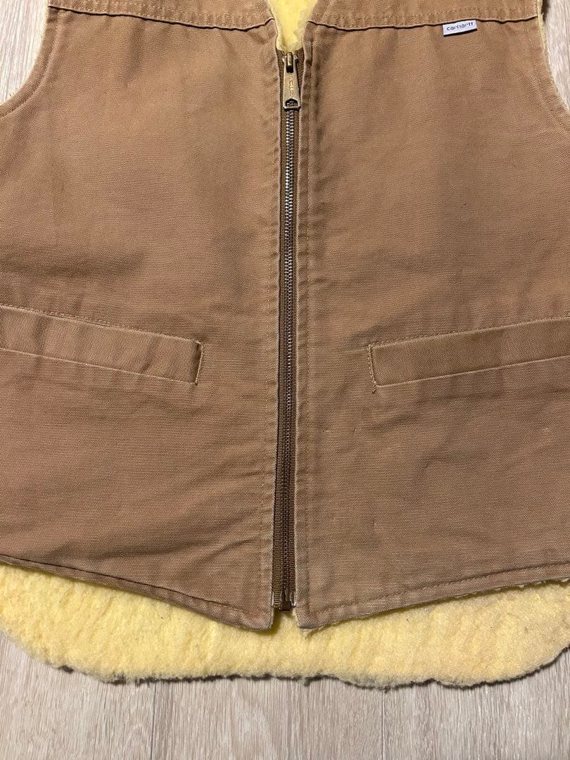 M*k様 Carhartt ブラウンダックベスト 裏ボア L カーハート USA
