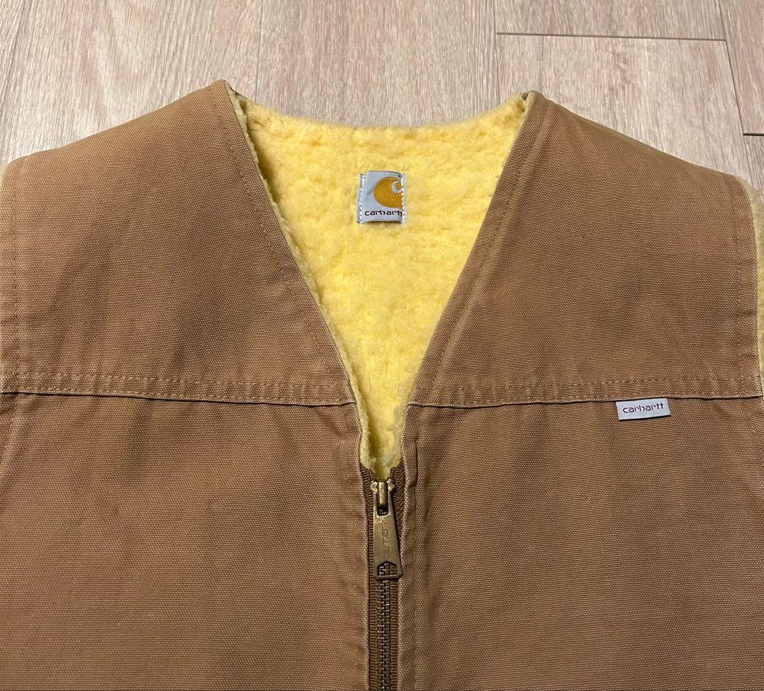 M*k様 Carhartt ブラウンダックベスト 裏ボア L カーハート USA