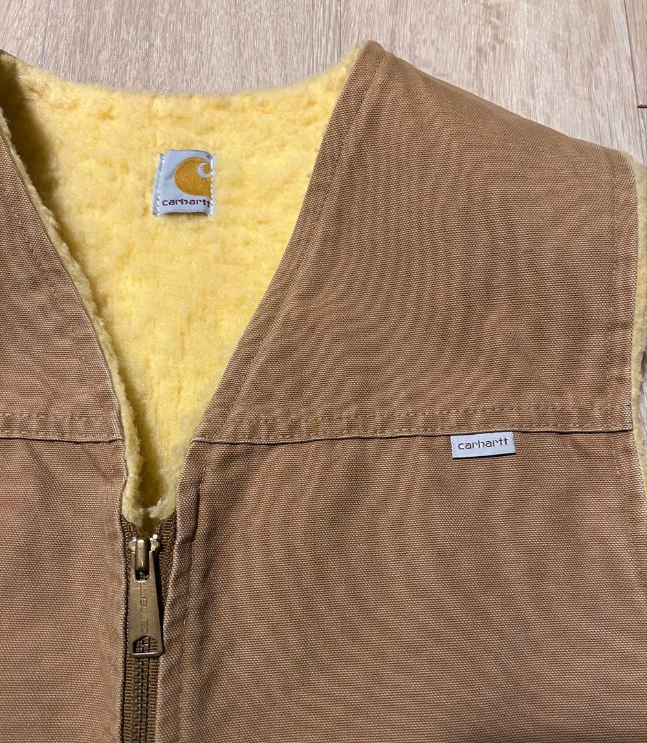 M*k様 Carhartt ブラウンダックベスト 裏ボア L カーハート USA