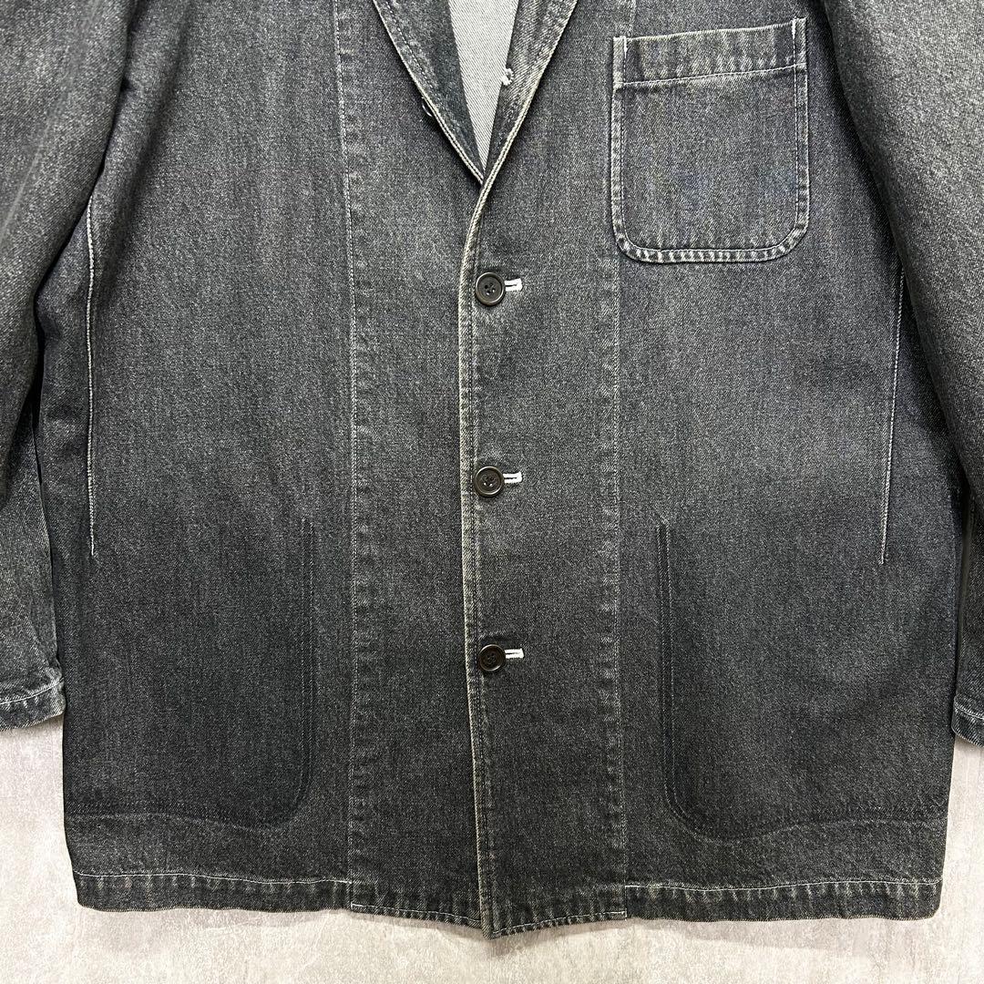【希少】AD1996 コムデギャルソンオム 田中オム デニムカバーオール 黒 M