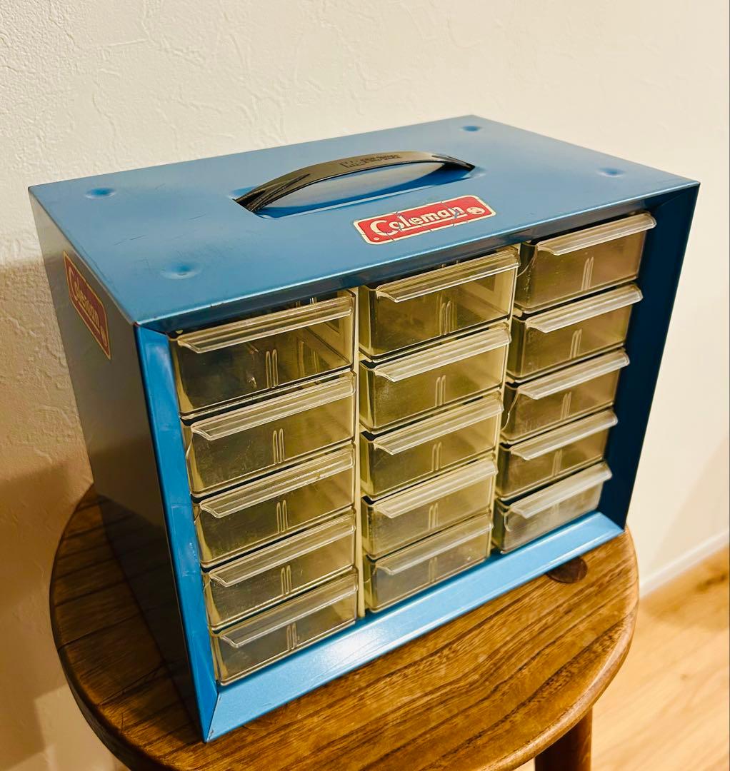 Colemanコールマン パーツ ディスプレイ キャビネット1980年代 レア！
