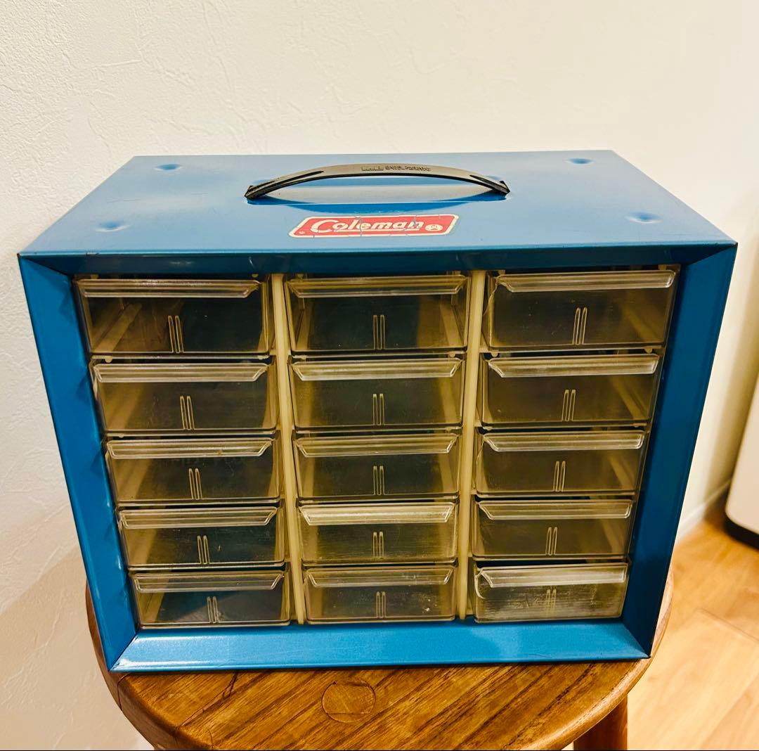 Colemanコールマン パーツ ディスプレイ キャビネット1980年代 レア！