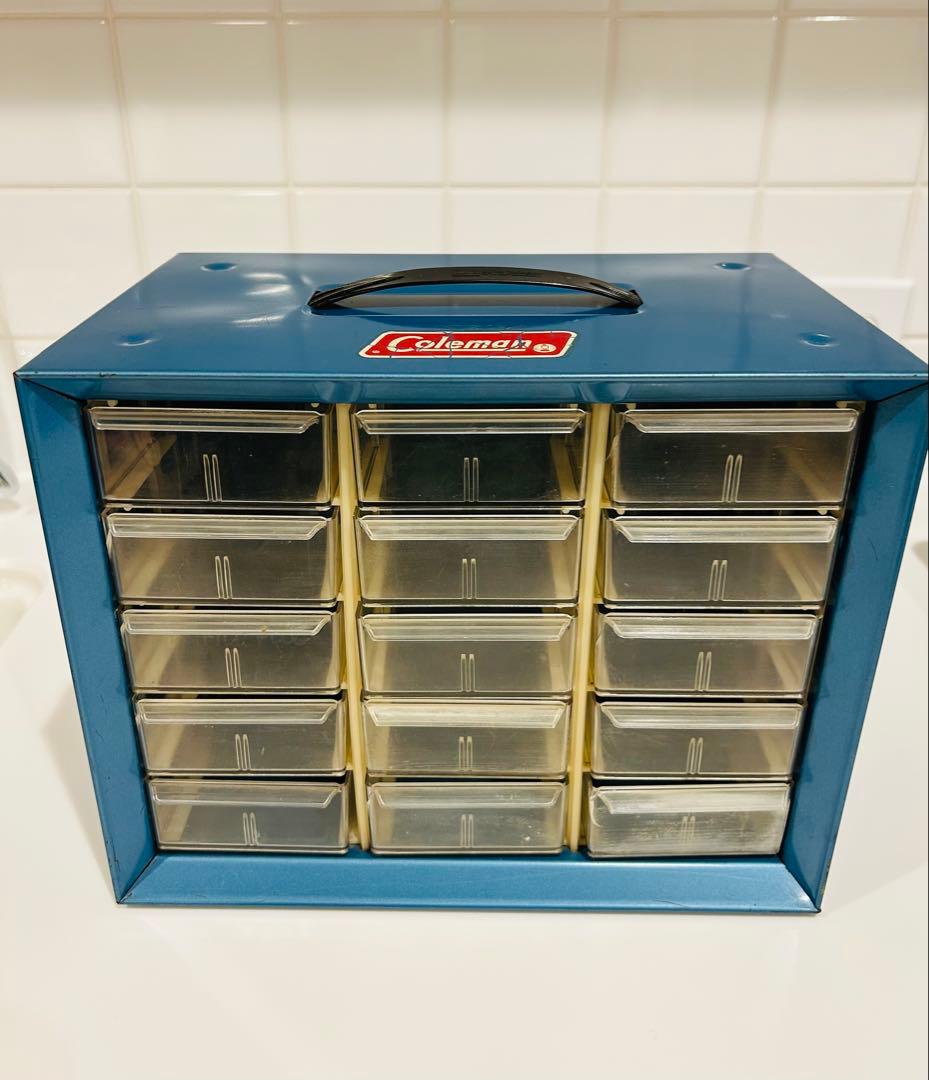 Colemanコールマン パーツ ディスプレイ キャビネット1980年代 レア！