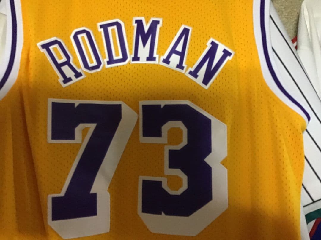 adidas Lakers RODMAN 73 ユニフォーム