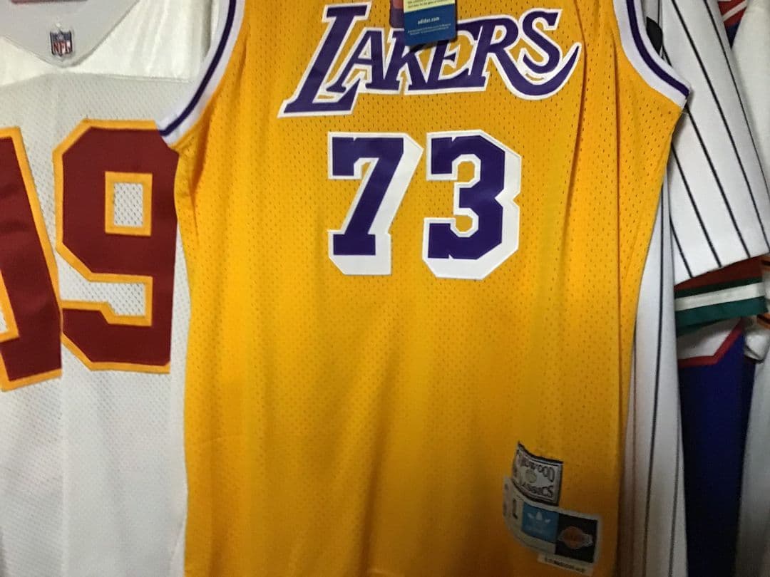 adidas Lakers RODMAN 73 ユニフォーム