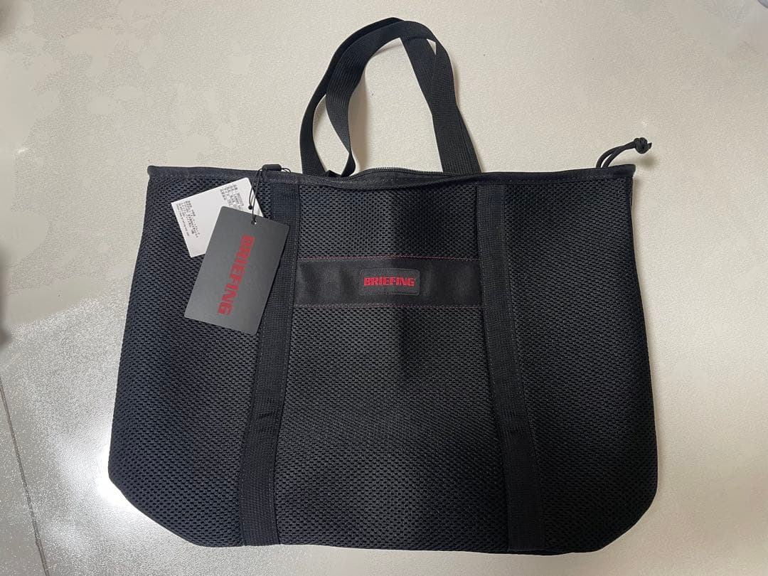 新品・未使用BRIEFING ブラックメッシュランドリーバッグ