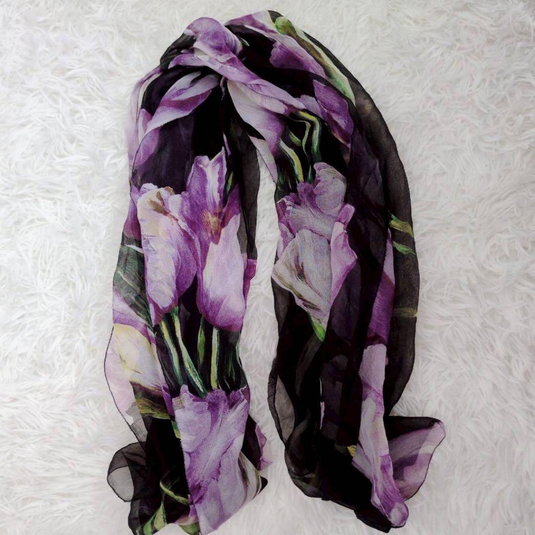 ◾︎希少◾︎ ドルチェ&ガッバーナ シルクボウタイブラウス チューリップ 花 2XL