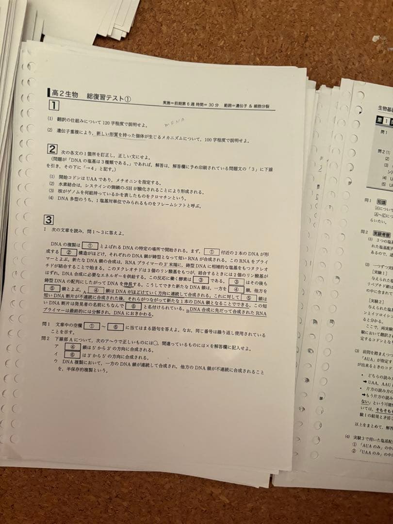 鉄緑会高二生物一式