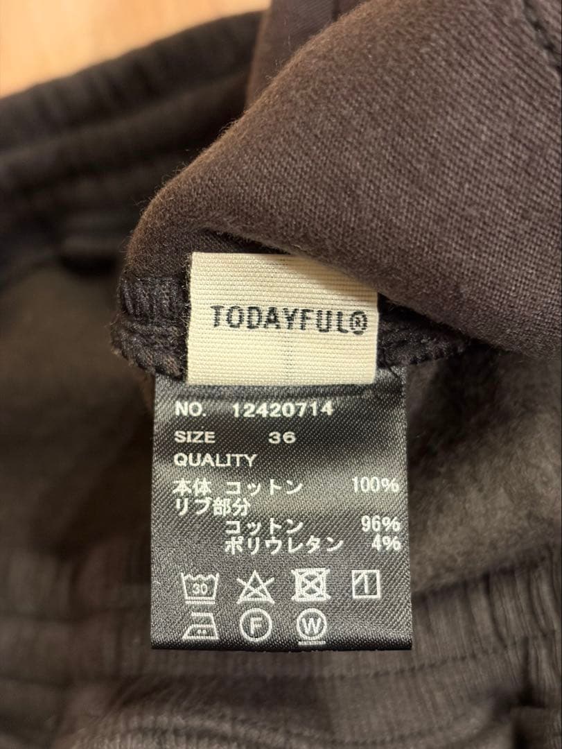 最終価格　todayful ユースフル スウェットパーカー　セットアップ上下