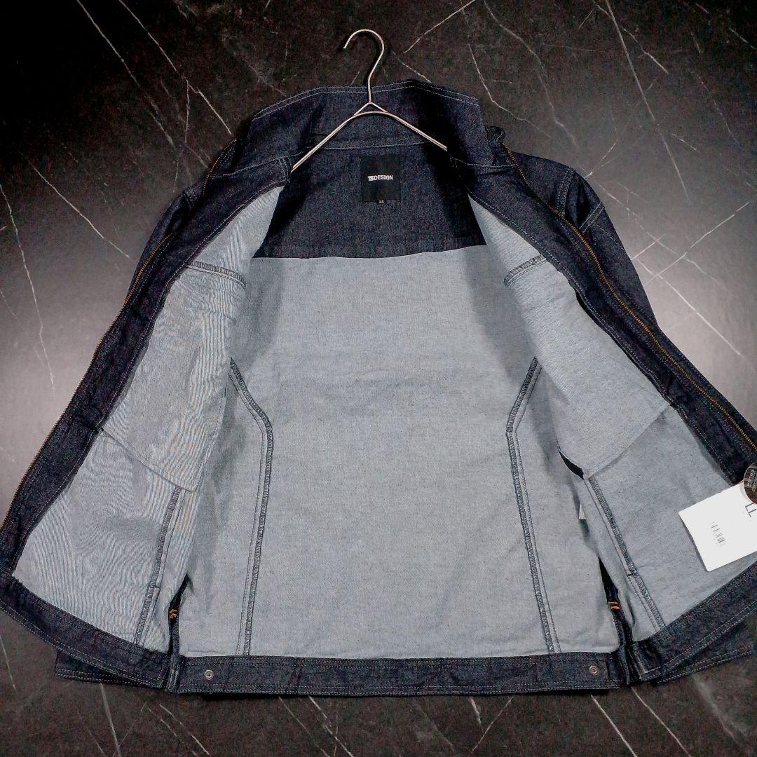 TS DESIGN 作業着 ストレッチデニム上下セット LL