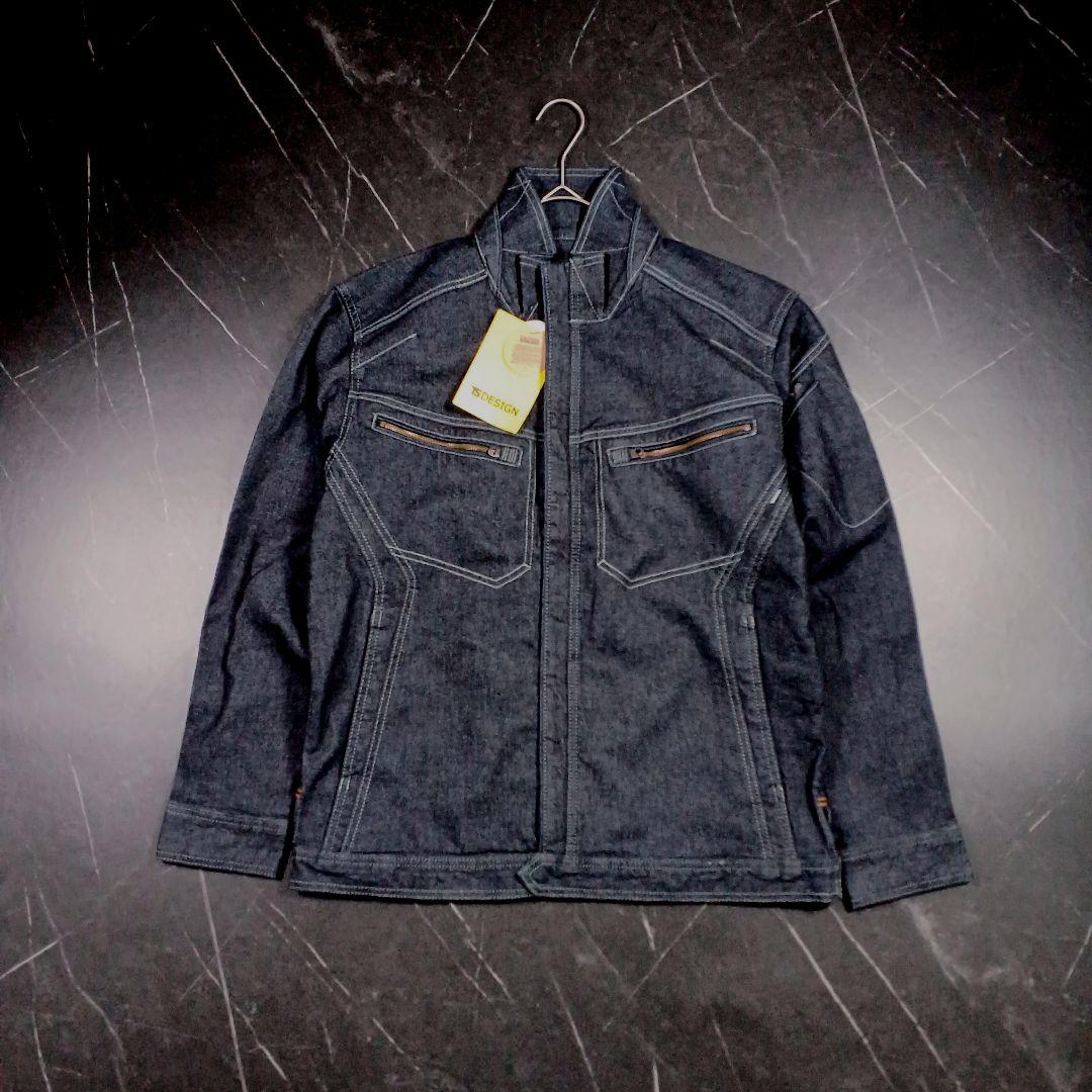 TS DESIGN 作業着 ストレッチデニム上下セット LL