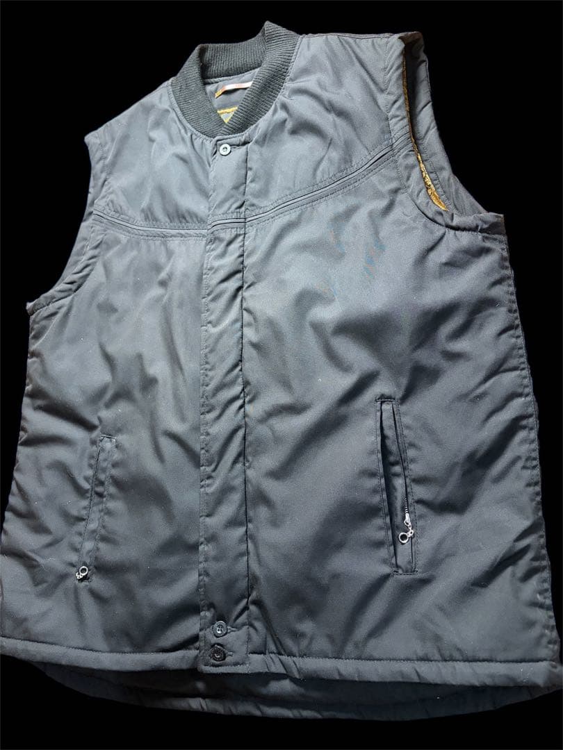 Derby of San Francisco ベスト 黒 2XL ペイズリー