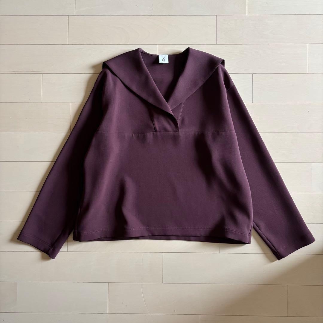 6(ROKU)ロクSAILOR COLLAR SHIRTセーラーカラーシャツ