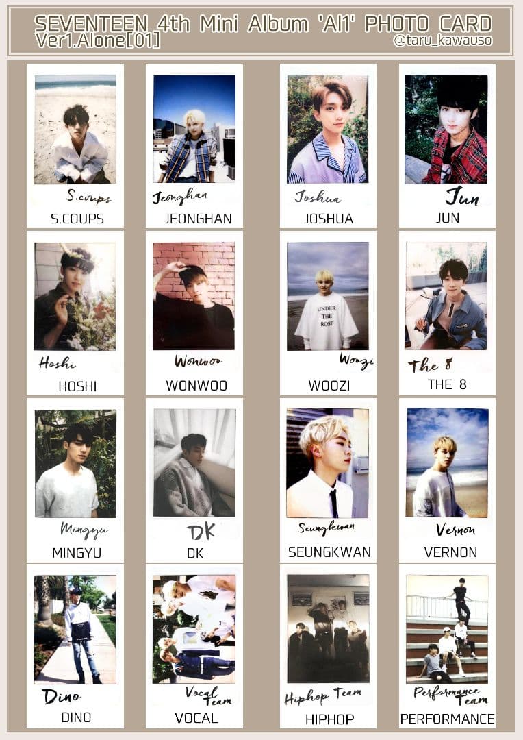 K-POP・アジア SEVENTEEN  4th MINI ALBUM  [ A1 ]