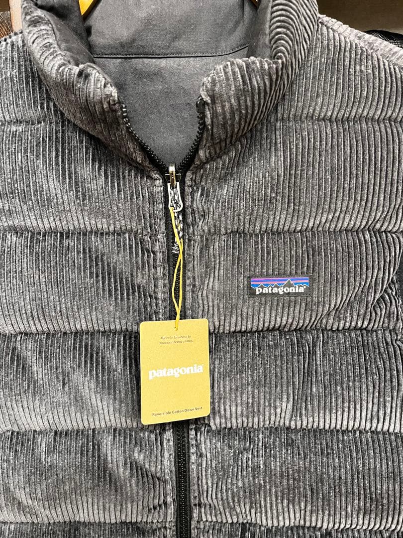 Patagonia リバーシブル・コットン・ダウン・ベスト