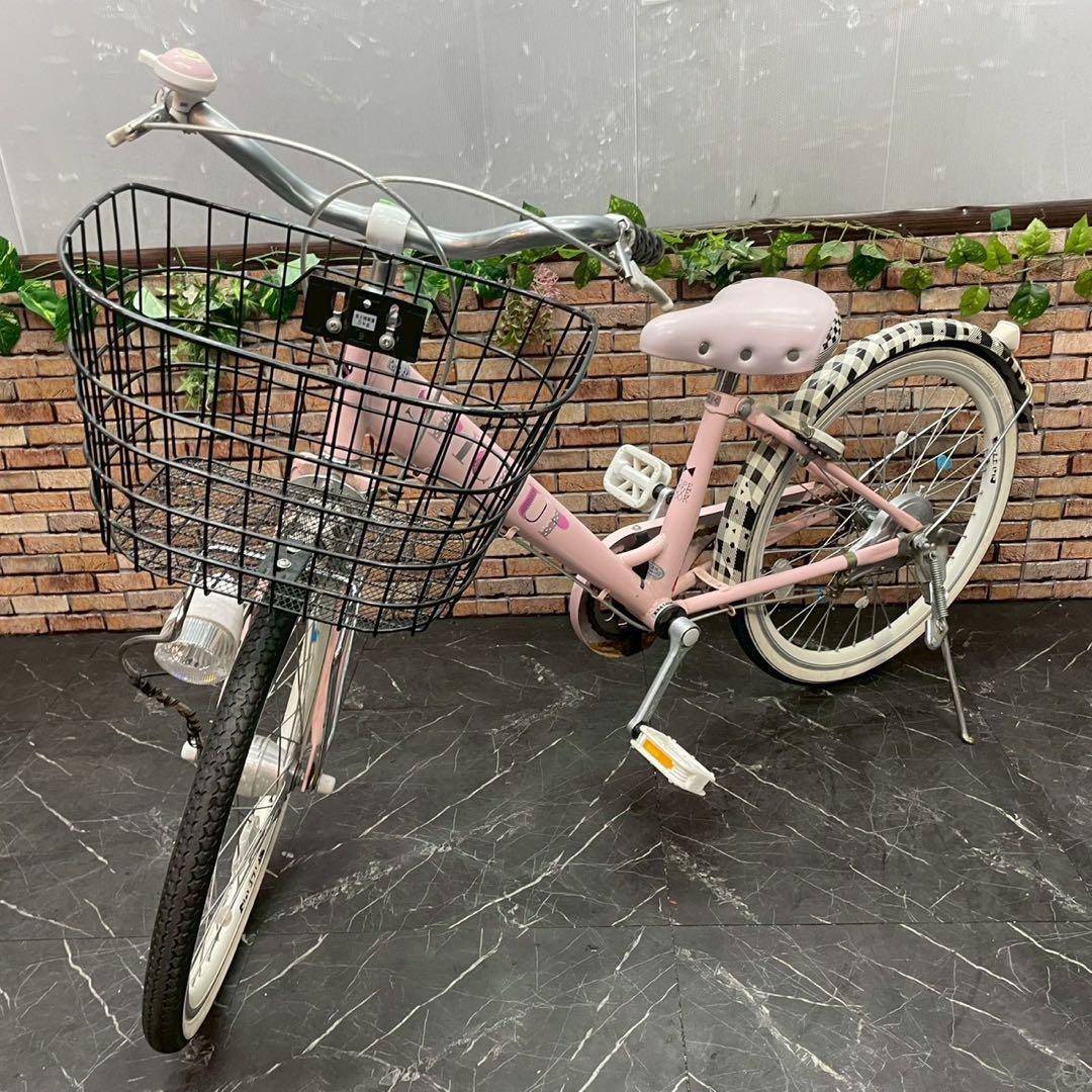 【106】子供用自転車 子供車 SPICEUP ピンク 20インチ シングル