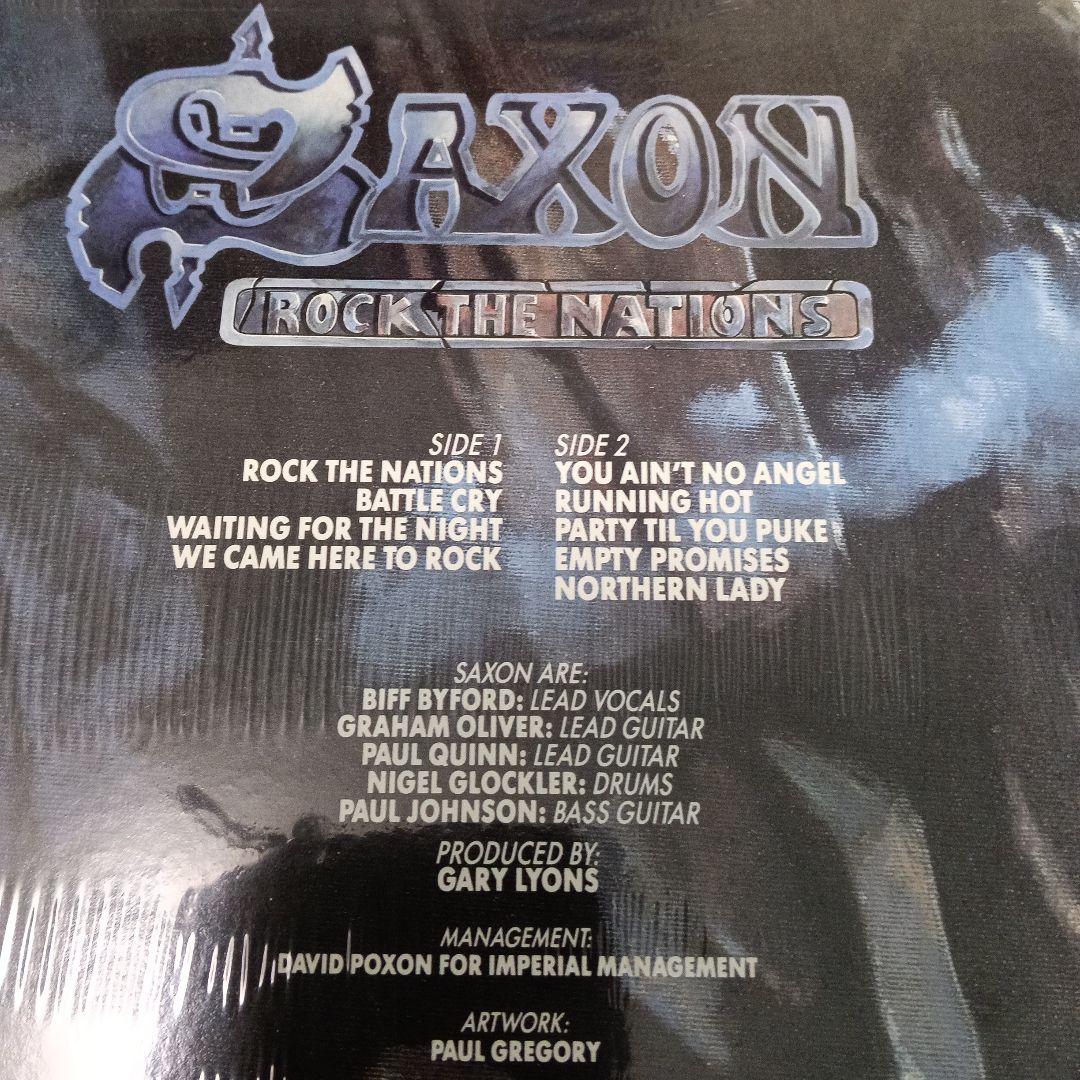 Saxon Rock The Nations レコード　メガデス サクソン