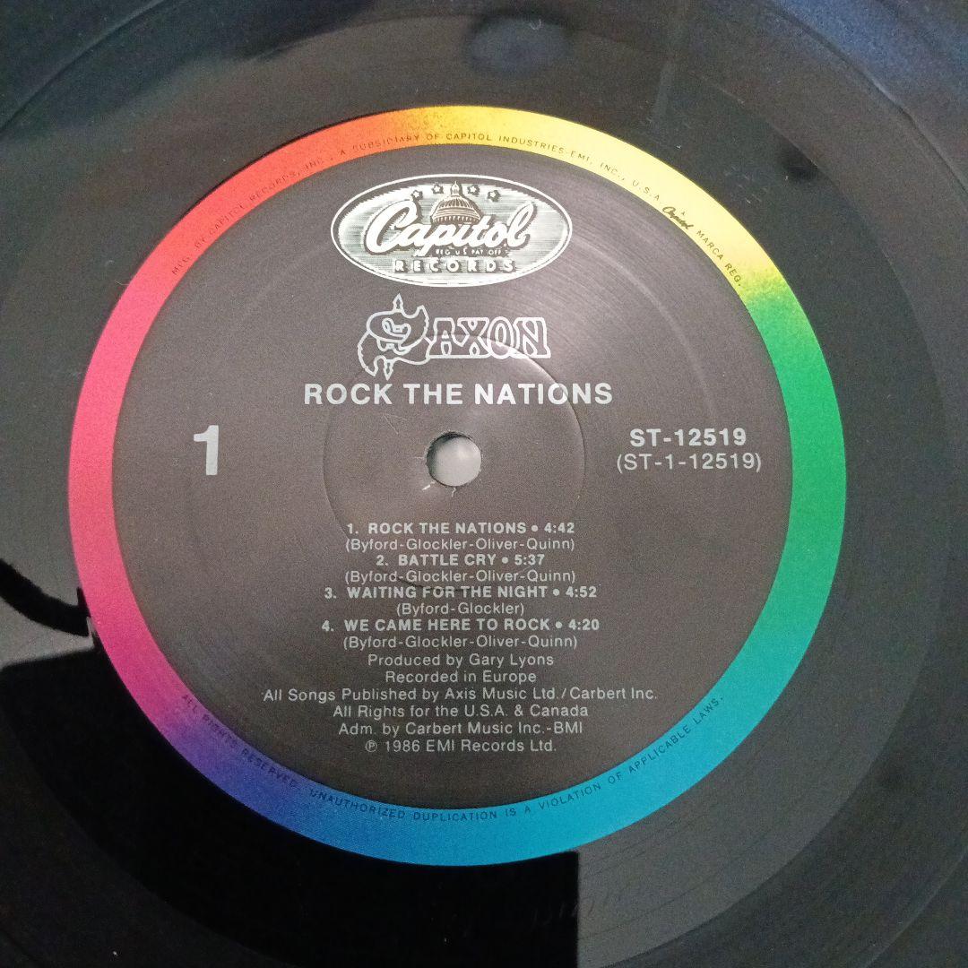 Saxon Rock The Nations レコード　メガデス サクソン