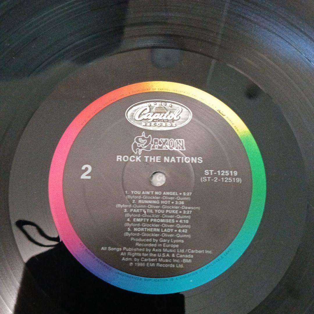 Saxon Rock The Nations レコード　メガデス サクソン