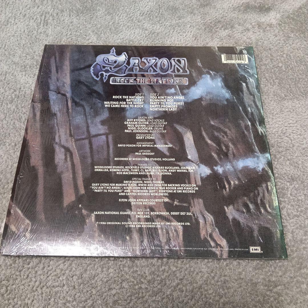 Saxon Rock The Nations レコード　メガデス サクソン