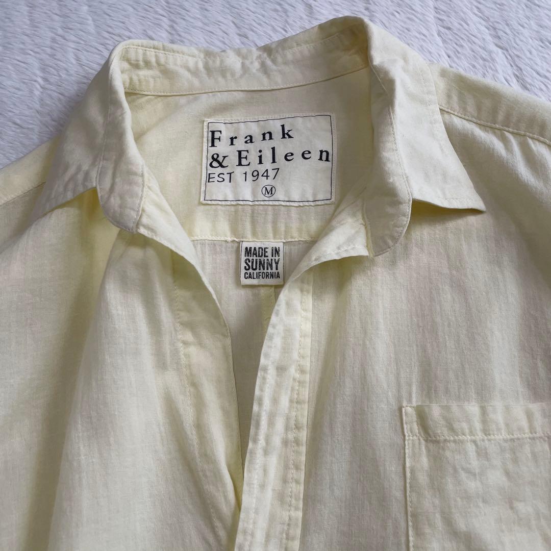 美品《Frank&Eileen フランクアンドアイリーン》長袖シャツ イエロー