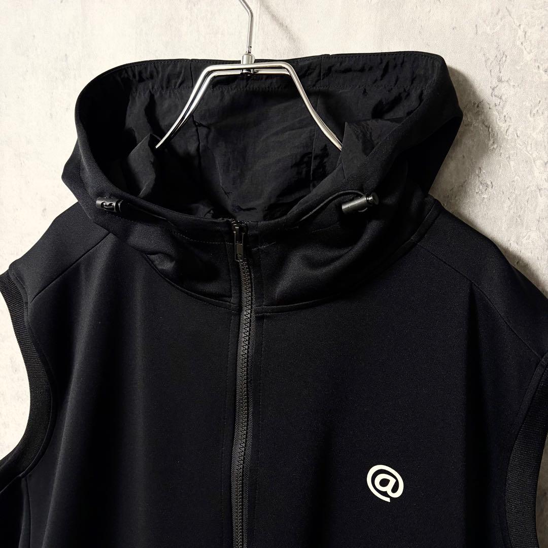 【極美品】Seventytwo CLUBHOUSE フーディーベスト 黒