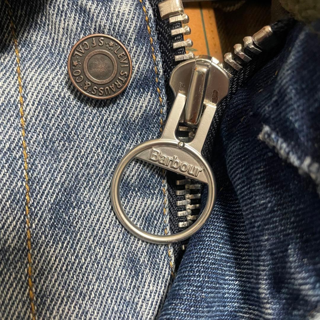 Levi's Barbourコラボ デニムジャケット