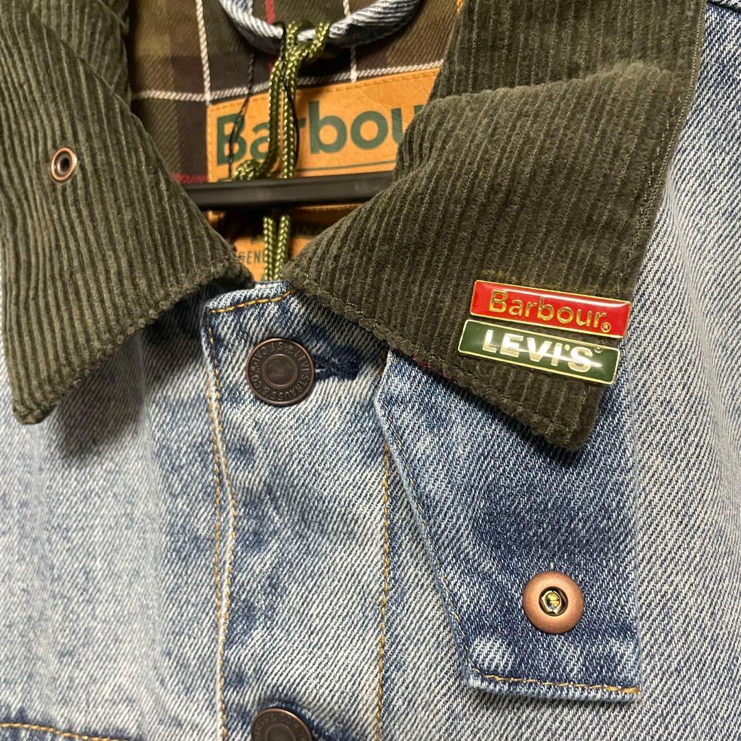 Levi's Barbourコラボ デニムジャケット