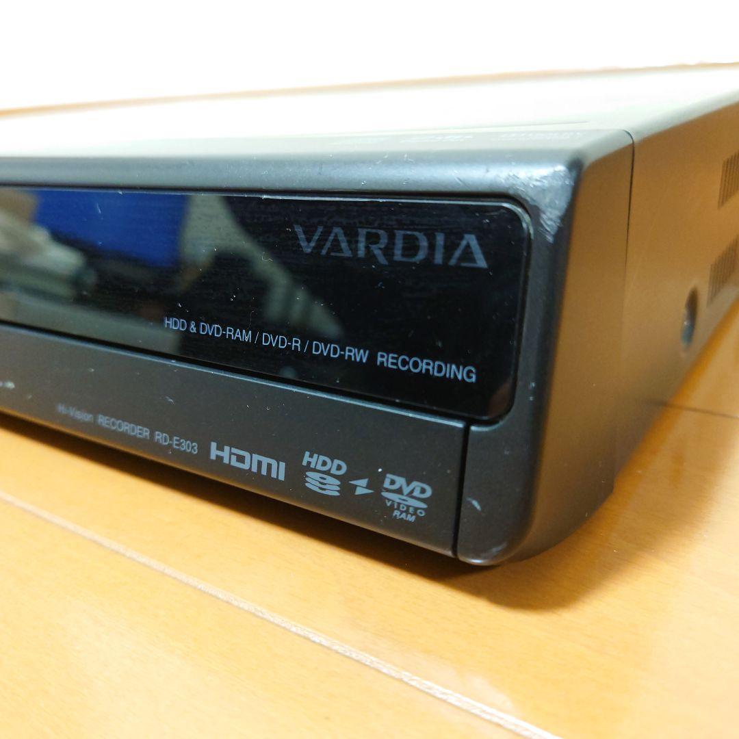 動作品✨️東芝ハイビジョンレコーダーVARDIA RD-E303✨️リモコン２個