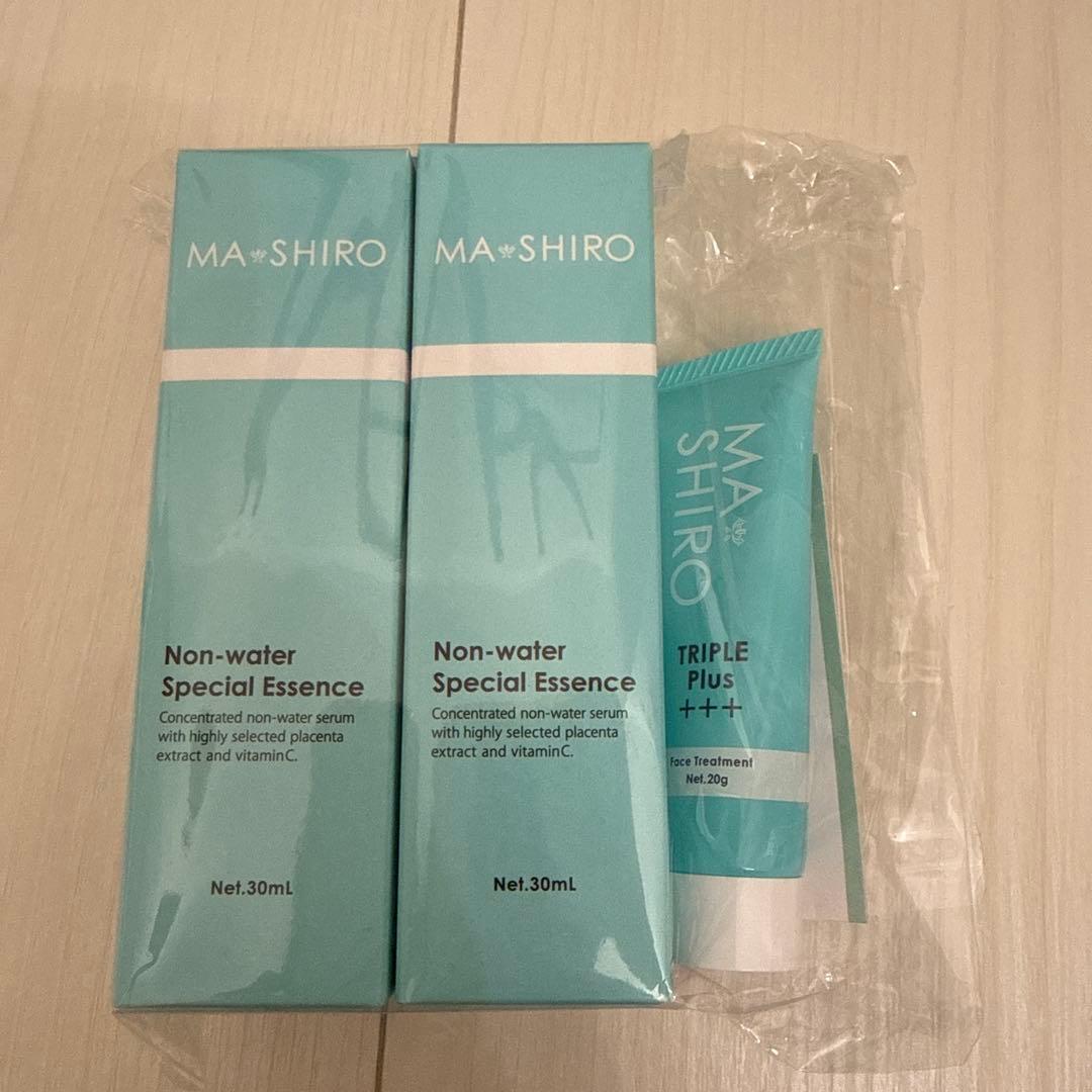 新品未開封MA-SHIROマシロ エクソショットエッセンス 30ml×2＋おまけ
